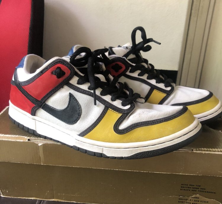 Nike Sb Dunk Low Piet Mondrian Complete