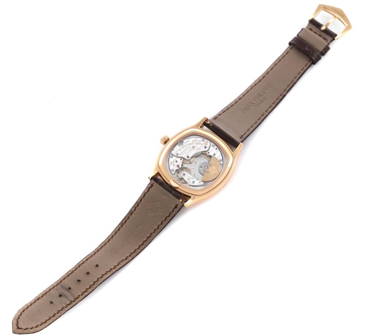Patek Philippe Perpetual Calendar Complications Perpetual Calendar Rose Gold Watch 5940 Box Papers