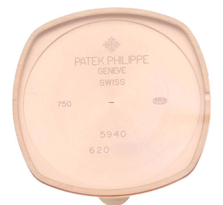 Patek Philippe Perpetual Calendar Complications Perpetual Calendar Rose Gold Watch 5940 Box Papers
