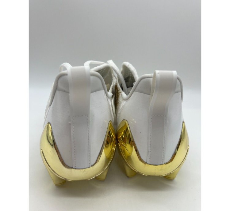 Adidas Adizero White Gold Football Cleats Gx5122 Men Sz 8