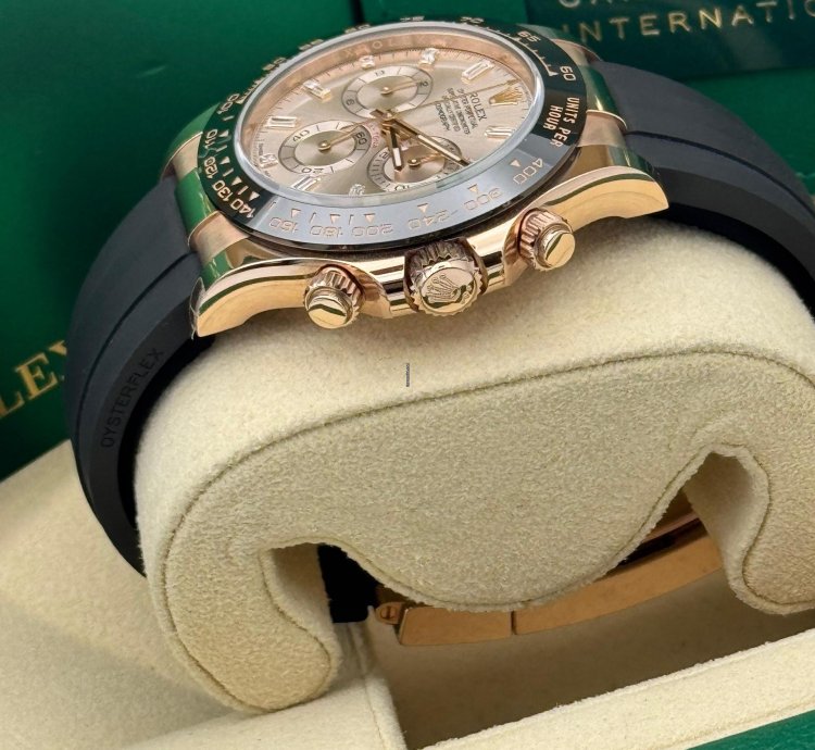 Rolex Daytona Silver Sundust Baguette 2022 Unworn Full Set