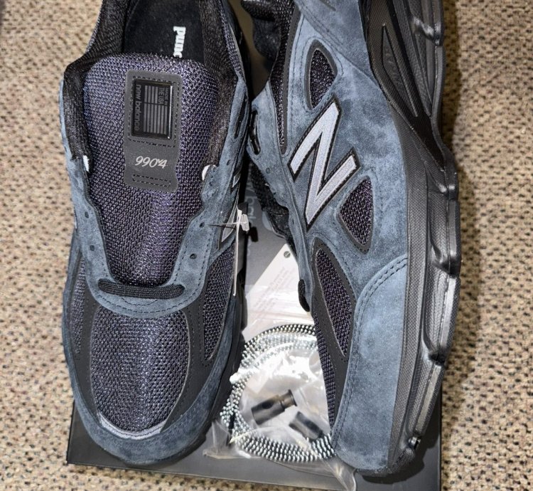 Jjjjound New Balance 990v4 Made In Usa- Navy