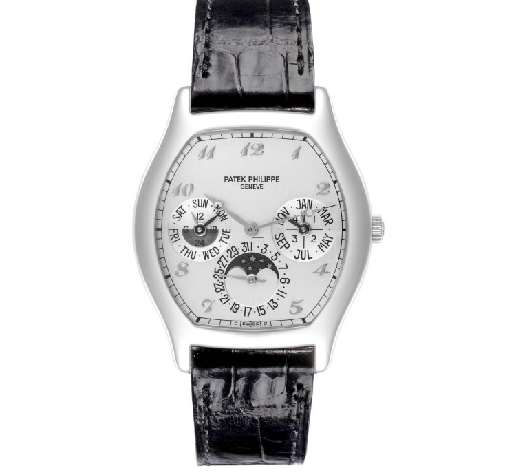 Patek Philippe Perpetual Calendar Complications Perpetual Calendar White Gold Mens Watch 5040