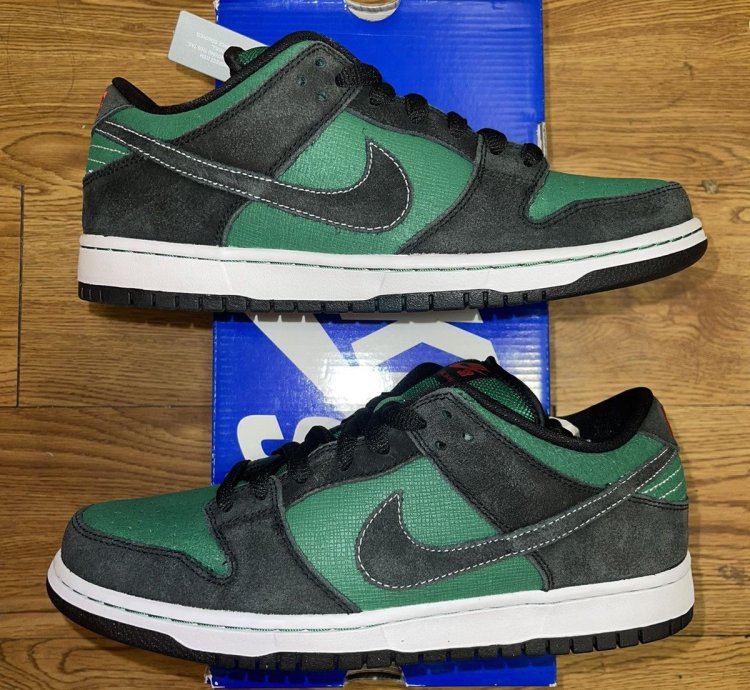 Nike Sb Dunk Low Pine Green Black