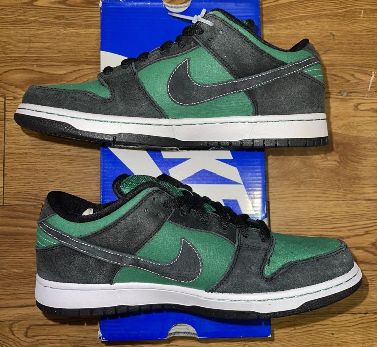 Nike Sb Dunk Low Pine Green Black