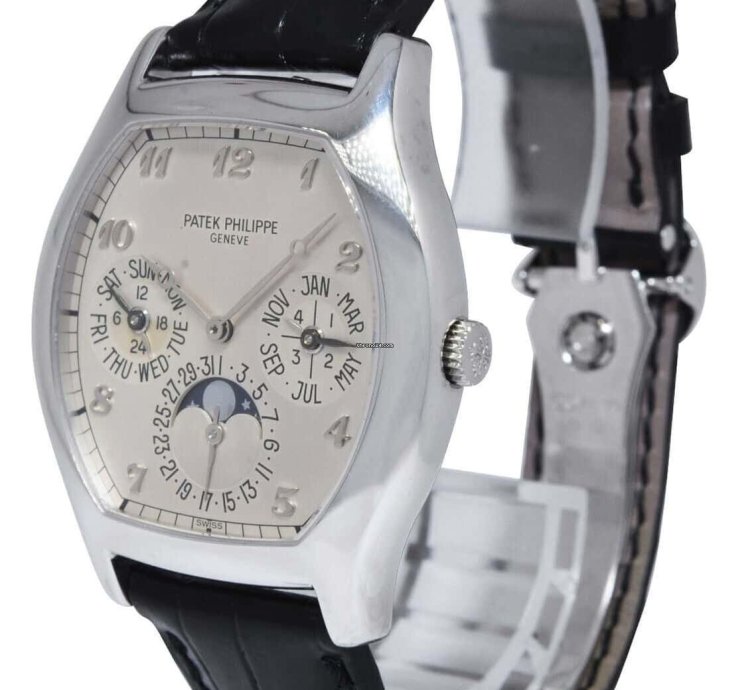 Patek Philippe Perpetual Calendar Complications Platinum Mens Watch 5040p