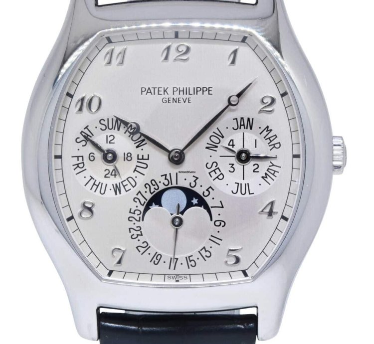 Patek Philippe Perpetual Calendar Complications Platinum Mens Watch 5040p