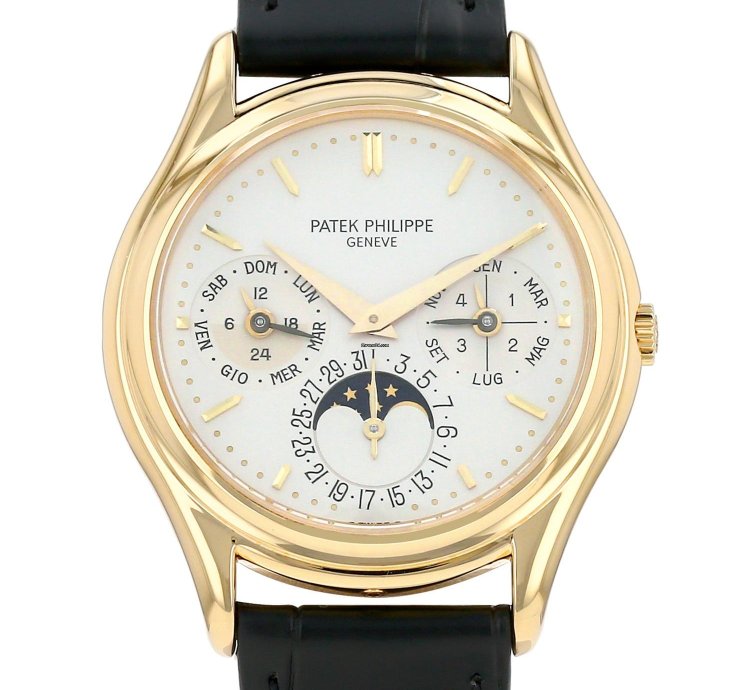 Patek Philippe Perpetual Calendar En Or Jaune Ref Patek