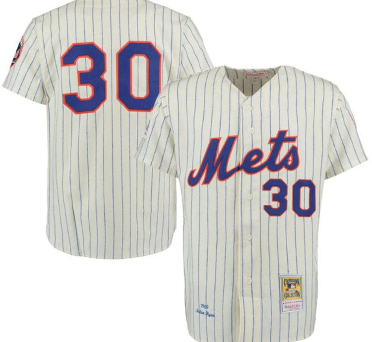 New York Mets Nolan Ryan Cream 1969 Throwback Jersey