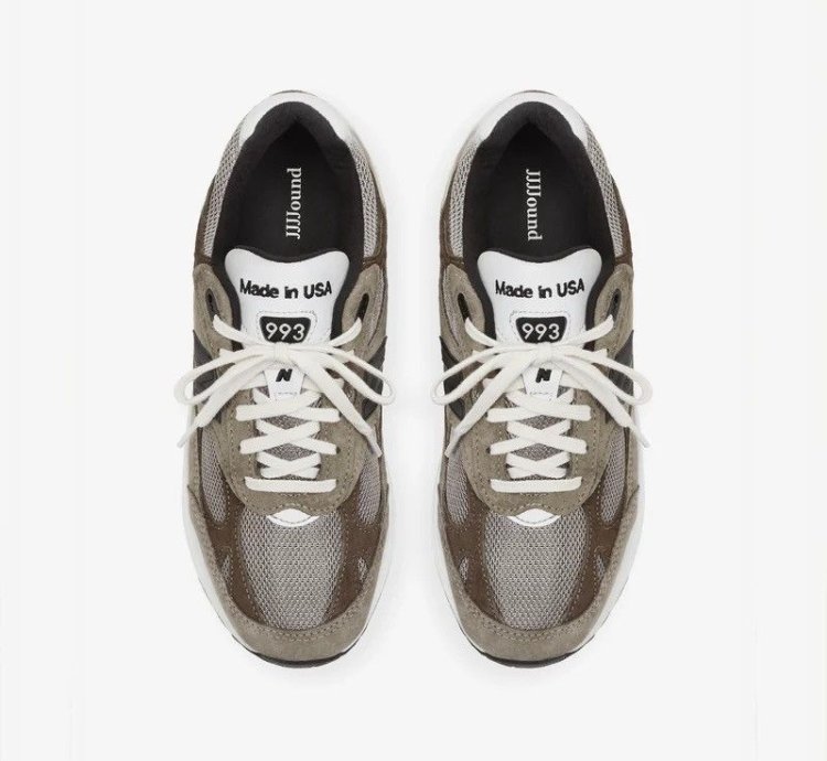 Jjjjound New Balance 993 Military Grey Angora