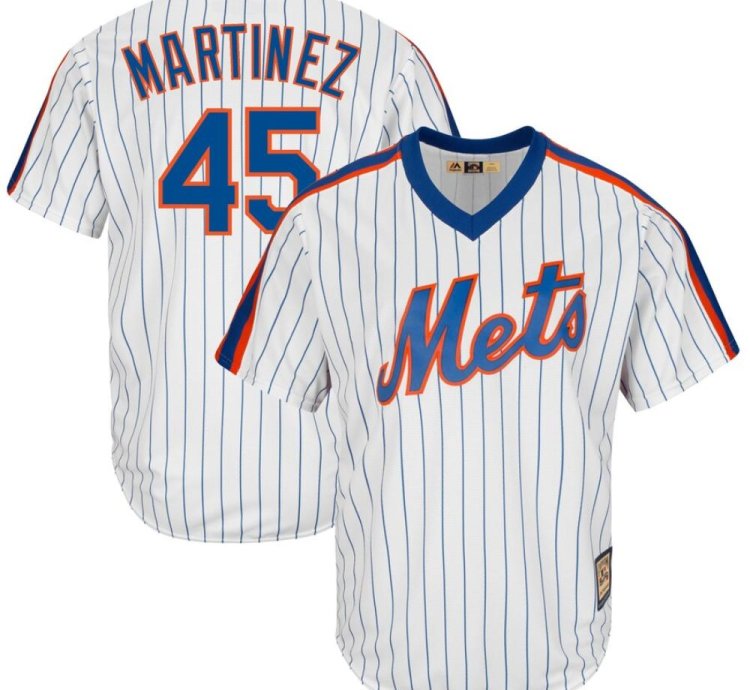 New York Mets Pedro Martinez White Throwback Pullover Jersey
