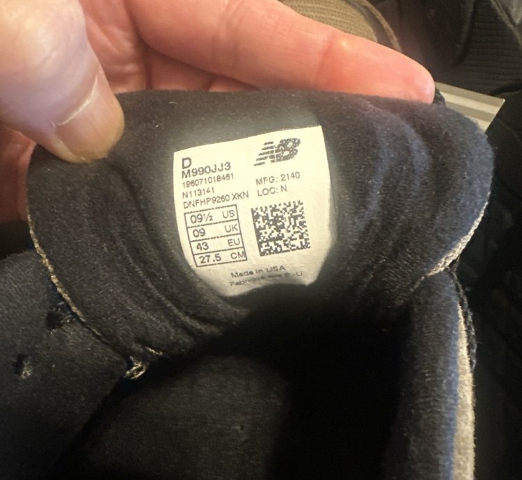 Jjjound New Balance 990v3 Brown Black