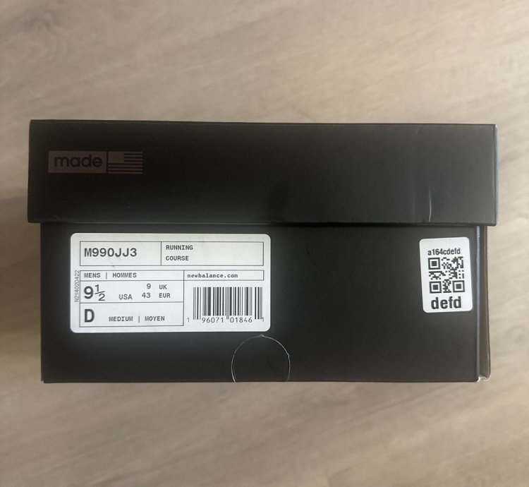 Jjjound New Balance 990v3 Brown Black
