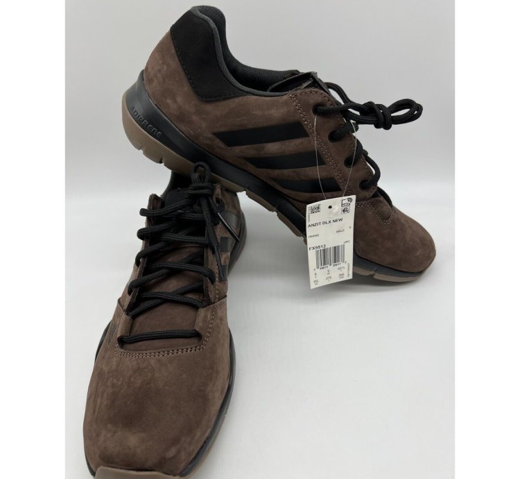 Adidas Anzit Dlx New Brown Hiking Shoes Fx9512 Mens Size 9 5