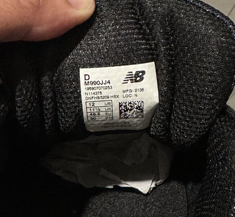 Jjjound New Balance 990v4