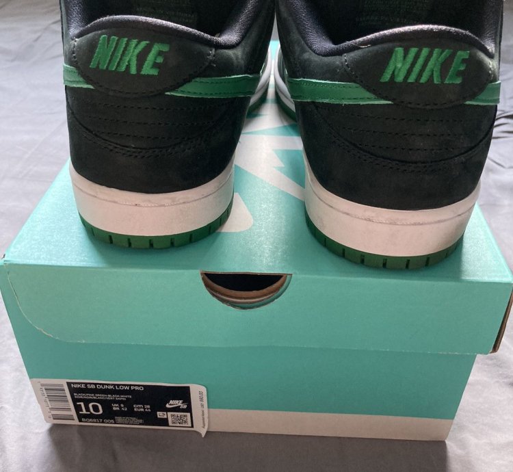 Nike Sb Dunk Low Pro - Jpack Pine Green