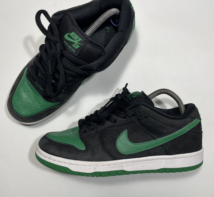 Nike Sb Dunk Low Pro - Pack Black Pine Green