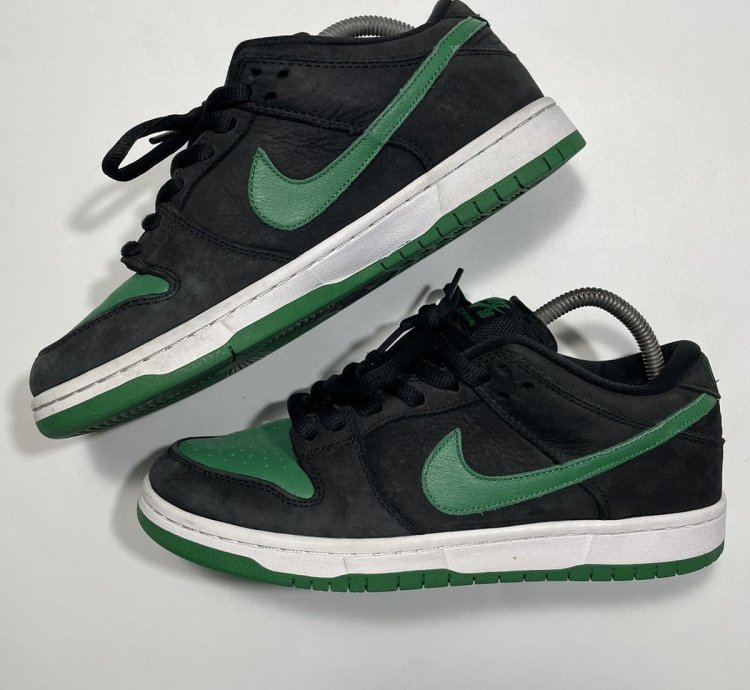 Nike Sb Dunk Low Pro - Pack Black Pine Green