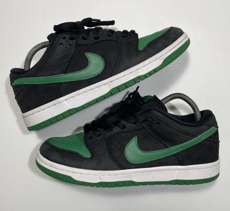 Nike Sb Dunk Low Pro - Pack Black Pine Green