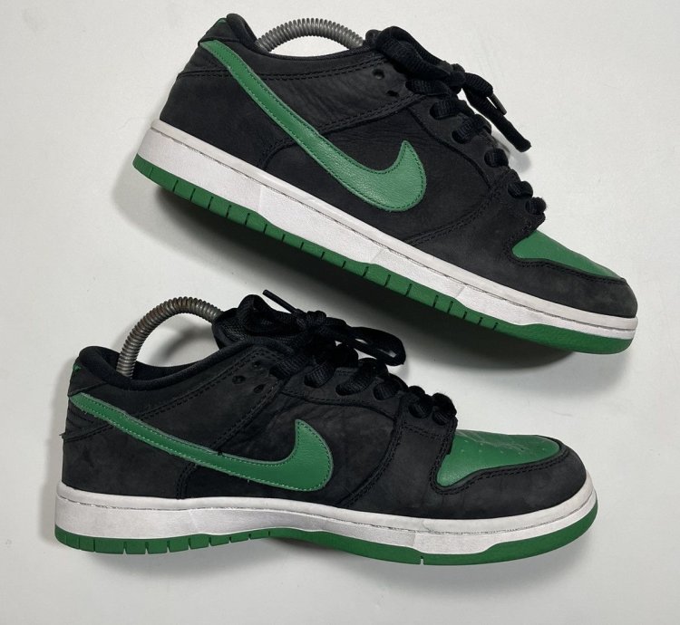 Nike Sb Dunk Low Pro - Pack Black Pine Green