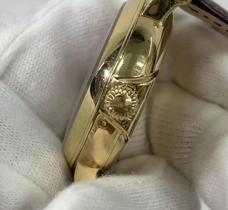 Patek Philippe Perpetual Calendar Grand Complications 38mm Yg - White Dial - Strap 5159j-001