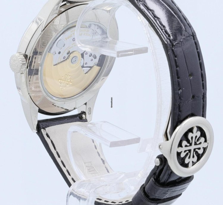 Patek Philippe Perpetual Calendar Grand Complications 40mm White Gold Creme Arabic