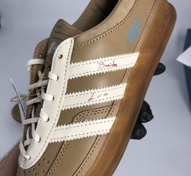 Adidas Bad Bunny Lionel Messi Gazelle Brown Shoe Sneakers