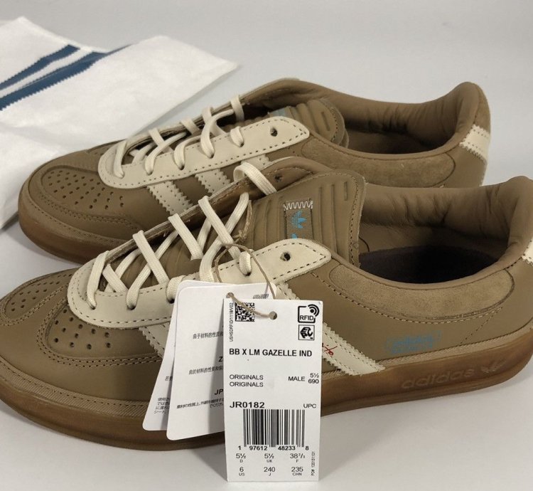 Adidas Bad Bunny Lionel Messi Gazelle Brown Shoe Sneakers