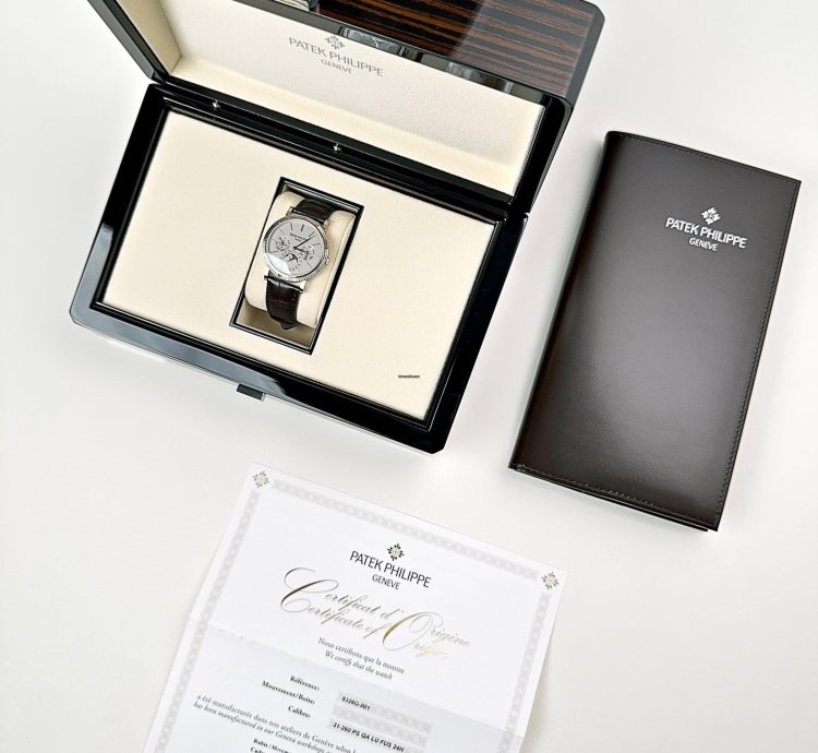 Patek Philippe Perpetual Calendar Grand Complications 5139g-001 Perpetual Calendar White Gold Silver Dial 2008