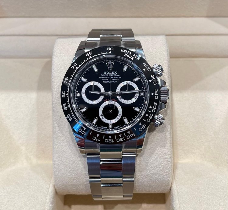 Rolex Daytona Steel 2021 Unworn With Stickers Black Dial Ceramic Bezel 116500ln