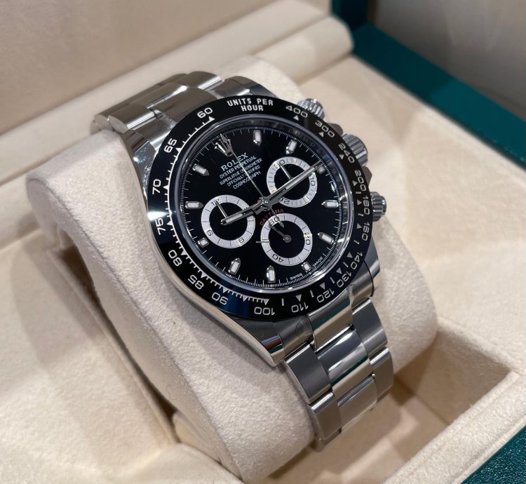 Rolex Daytona Steel 2021 Unworn With Stickers Black Dial Ceramic Bezel 116500ln