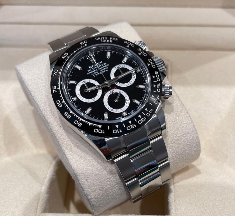 Rolex Daytona Steel 2021 Unworn With Stickers Black Dial Ceramic Bezel 116500ln