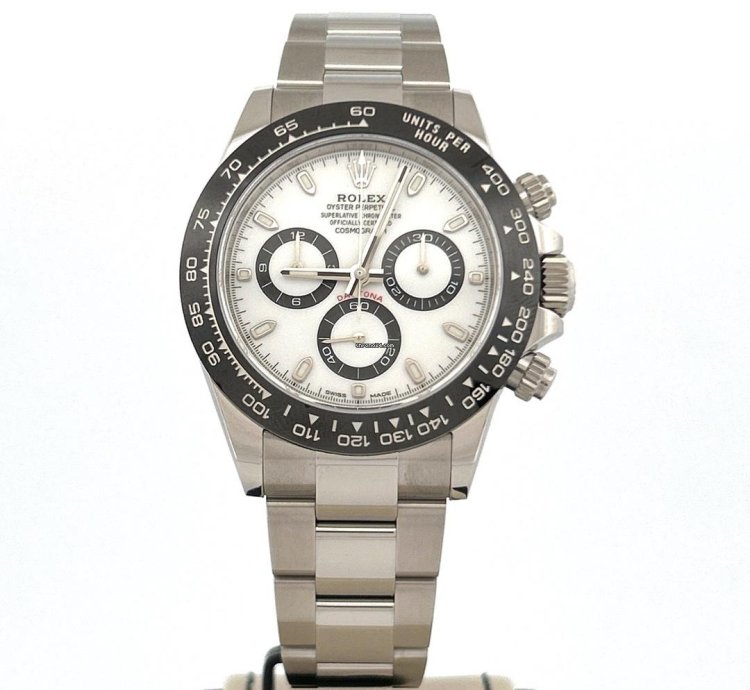 Rolex Daytona Steel 40mm Panda White Dial Ceramic Bezel New Unworn 2023