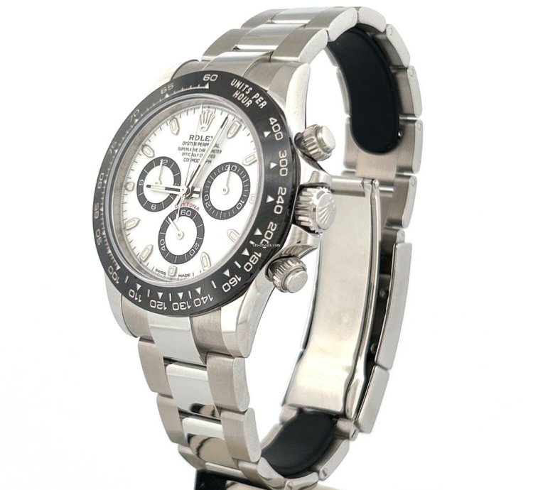 Rolex Daytona Steel 40mm Panda White Dial Ceramic Bezel New Unworn 2023