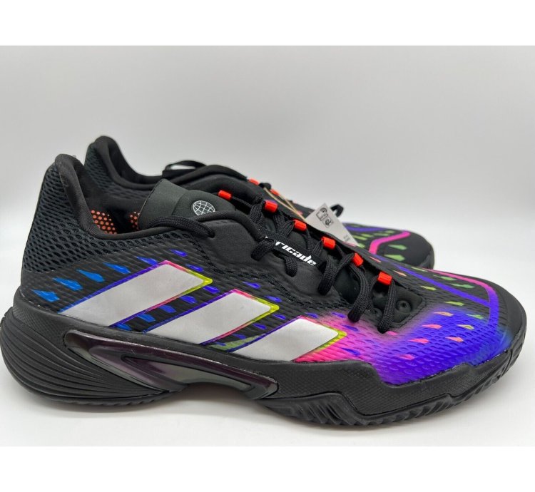 Adidas Barricade Men Tennis Shoes Core Black Gy1445 Size 9