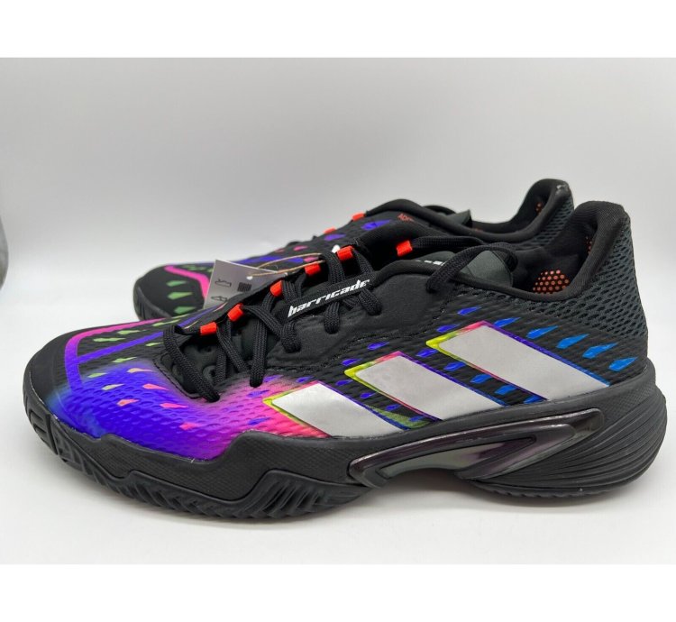 Adidas Barricade Men Tennis Shoes Core Black Gy1445 Size 9