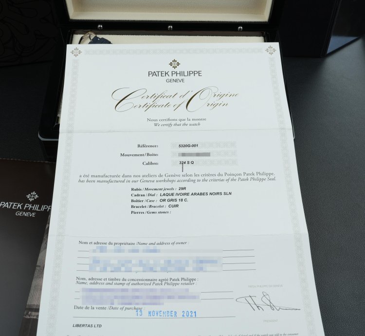 Patek Philippe Perpetual Calendar Grand Complications 5320g-001 Complete