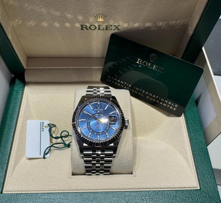 Rolex Sky-dweller New Release 336934 Sky-dweller Blue Dial Stainless Steel 42mm Jubilee Bracelet