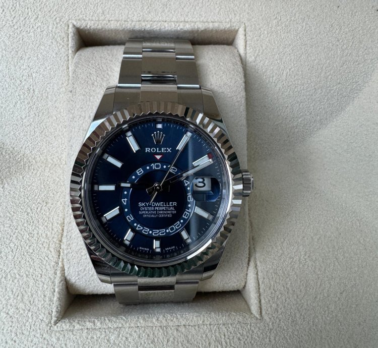 Rolex Sky-dweller New Rolex Sky Dweller Blue Oyster