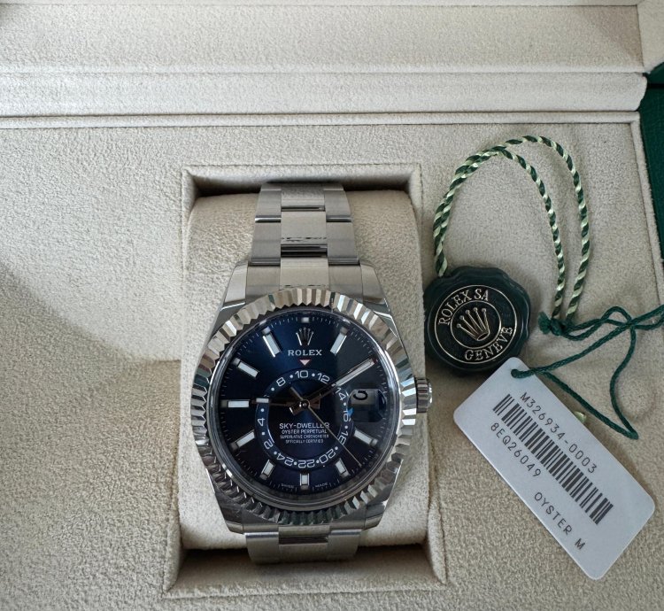 Rolex Sky-dweller New Rolex Sky Dweller Blue Oyster