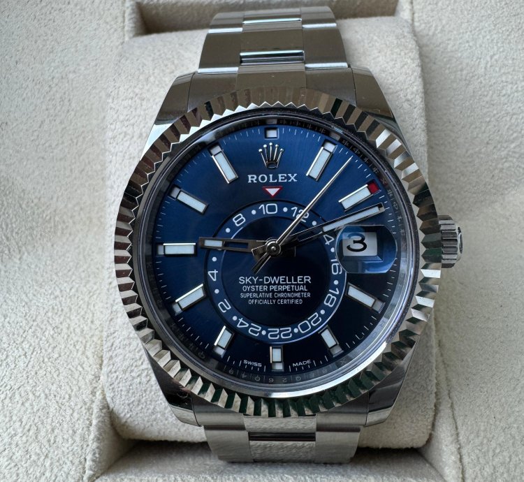 Rolex Sky-dweller New Rolex Sky Dweller Blue Oyster