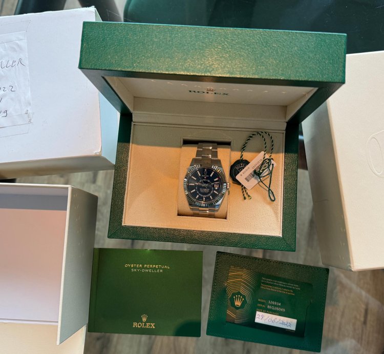 Rolex Sky-dweller New Rolex Sky Dweller Blue Oyster