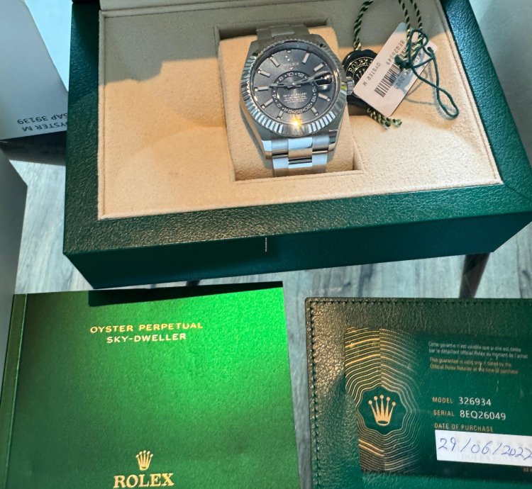 Rolex Sky-dweller New Rolex Sky Dweller Blue Oyster