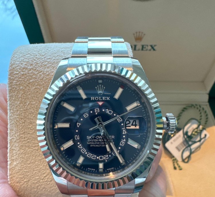 Rolex Sky-dweller New Rolex Sky Dweller Blue Oyster