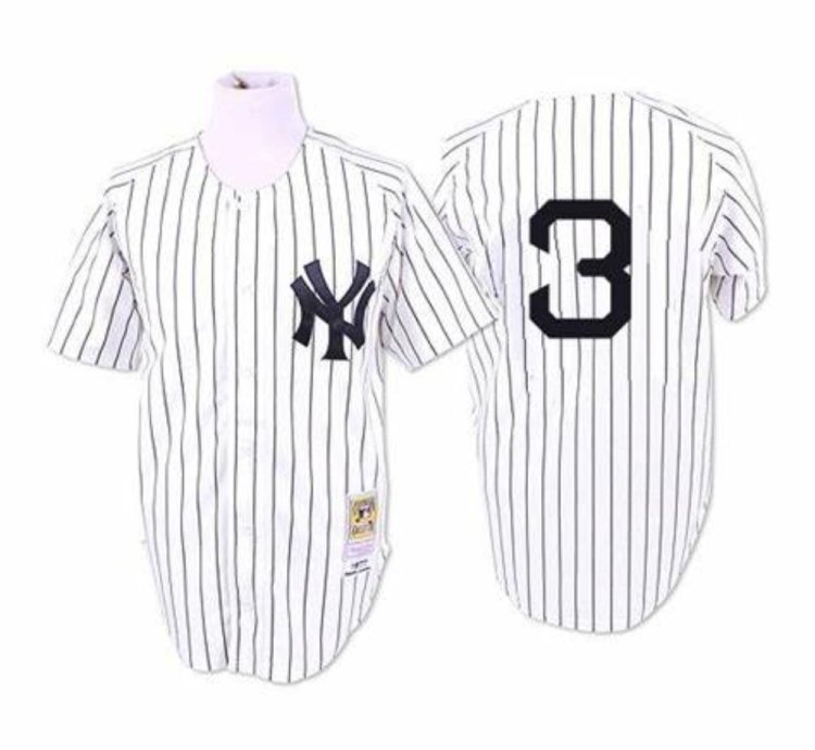 New York Yankees Babe Ruth White 1929 1932 Throwback Jersey