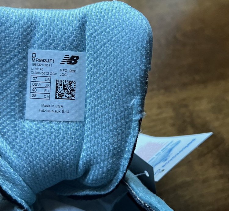 Joe Freshgoods New Balance 993 Arctic Blue