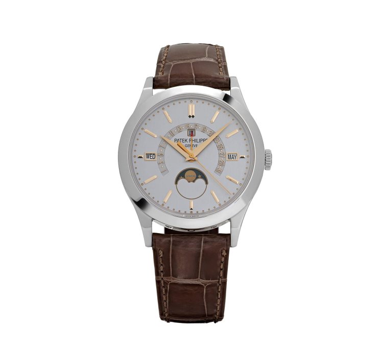 Patek Philippe Perpetual Calendar Grand Complications 5496p-015 Perpetual Calendar Moon Phases Platinum Silver Dial 2018