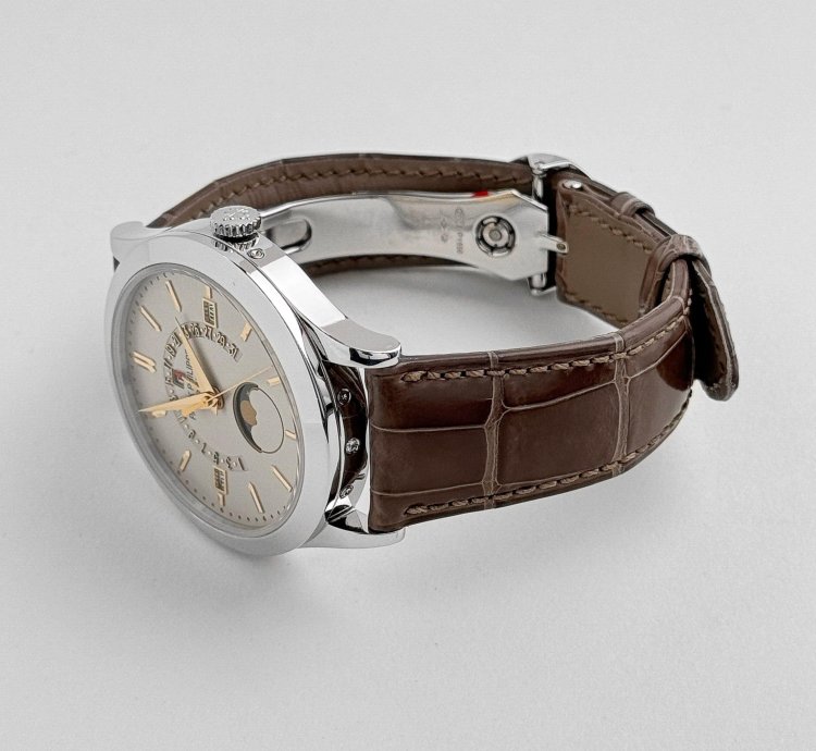 Patek Philippe Perpetual Calendar Grand Complications 5496p-015 Perpetual Calendar Moon Phases Platinum Silver Dial 2018