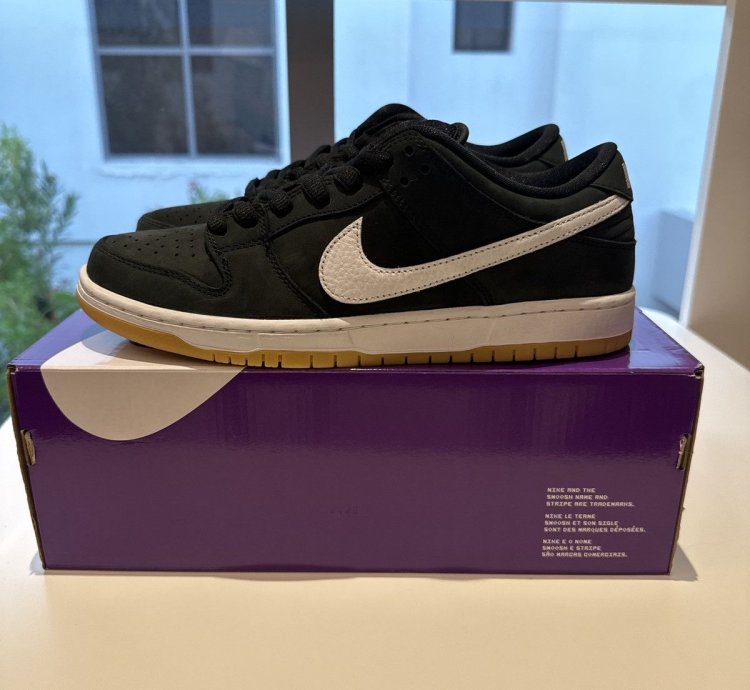 Nike Sb Dunk Low Pro Black Gum