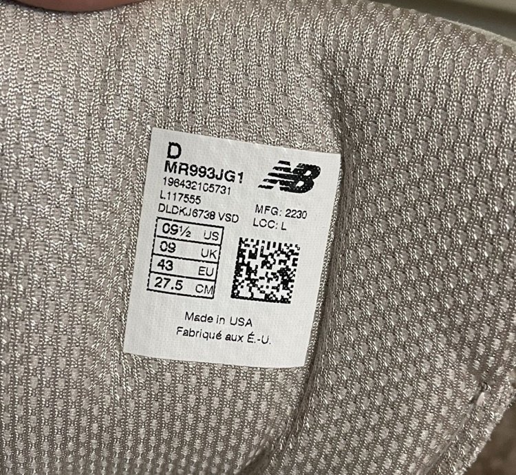 Joe Freshgoods New Balance 993 Performance Art Sage